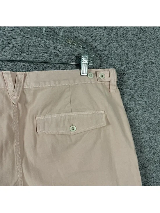 Madewell Women's Size 32 Pink Garment Dyed Low Slung Straight Cargo Pants - Picture 5 of 10